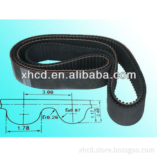 Htd rubber timing belt